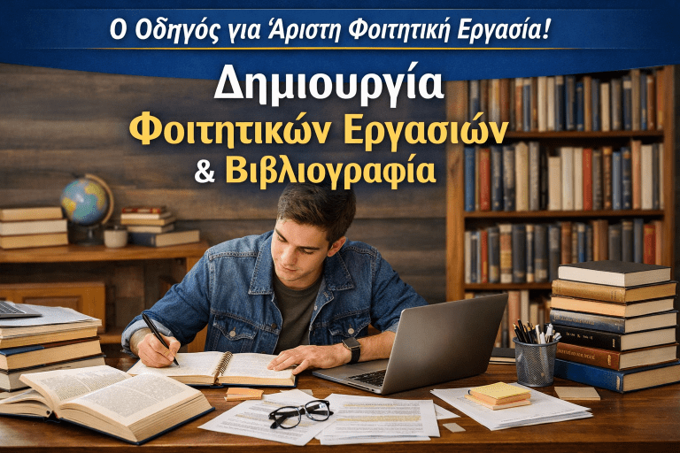 Δημιουργία Φοιτητικών Εργασιών και Βιβλιογραφία