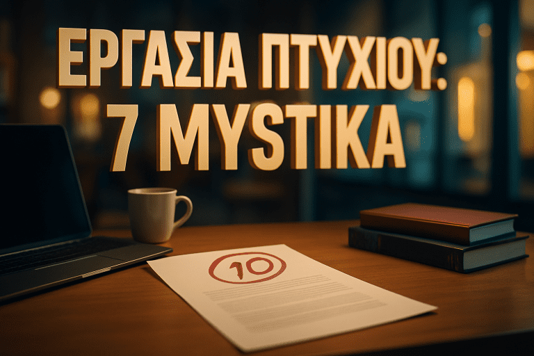 Εργασία Πτυχίου 7 Μυστικά για να Πάρεις το Απόλυτο 10