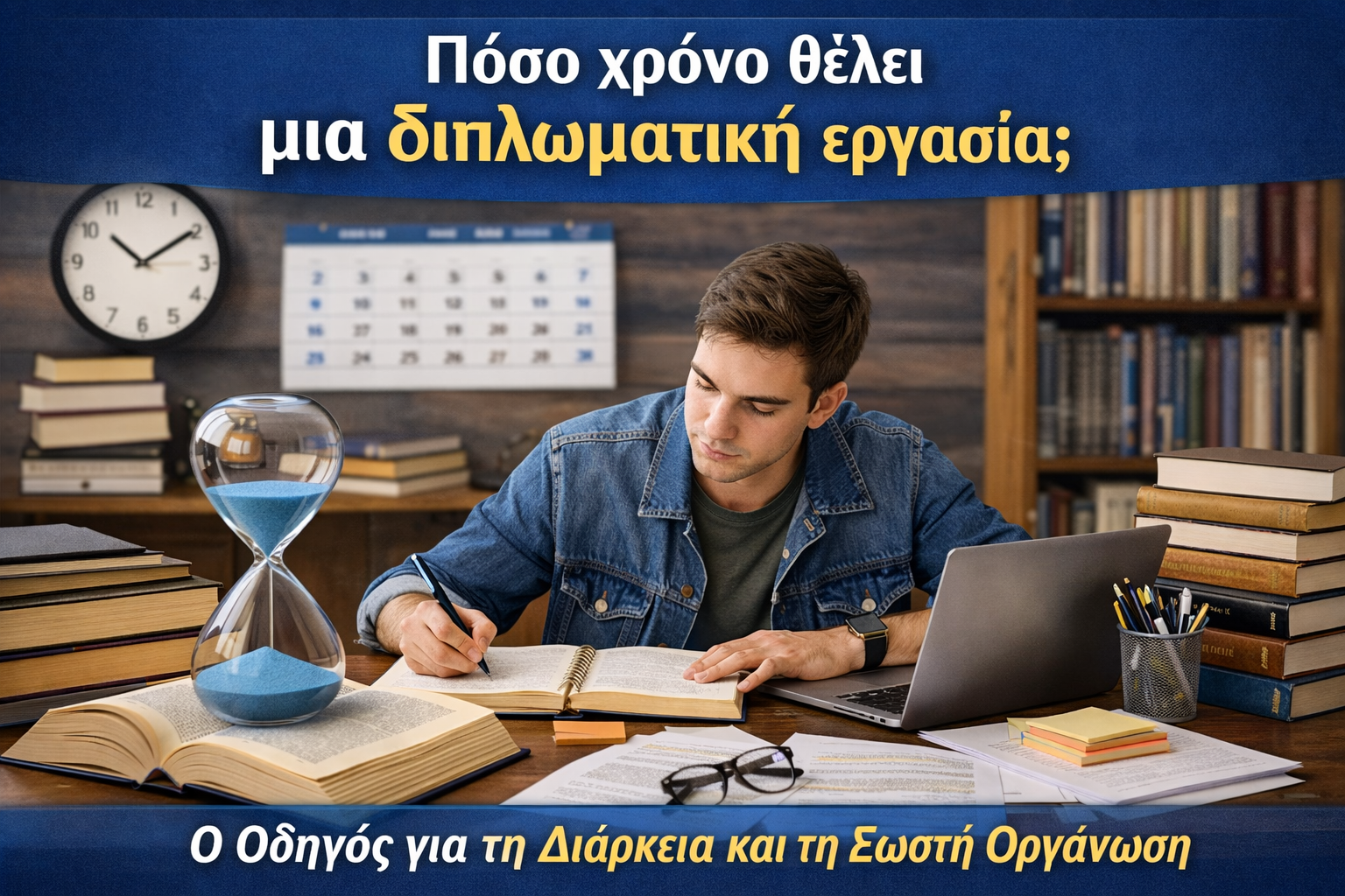 Πόσο χρόνο θέλει μια διπλωματική εργασία