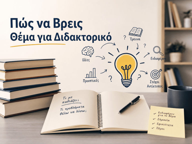 Πώς να Βρεις Θέμα για Διδακτορικό