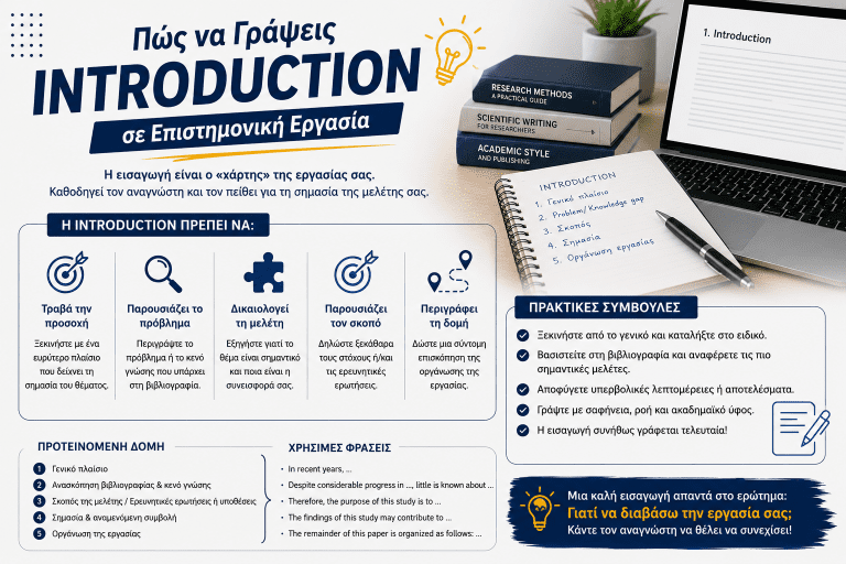 Πώς να Γράψεις Introduction σε Επιστημονική Εργασία
