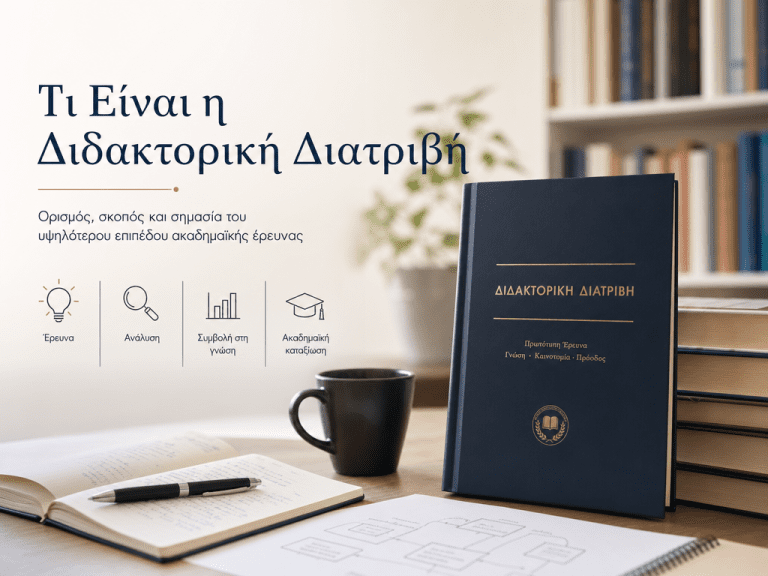Τι Είναι η Διδακτορική Διατριβή: Το υψηλότερο επίπεδο ακαδημαϊκής έρευνας